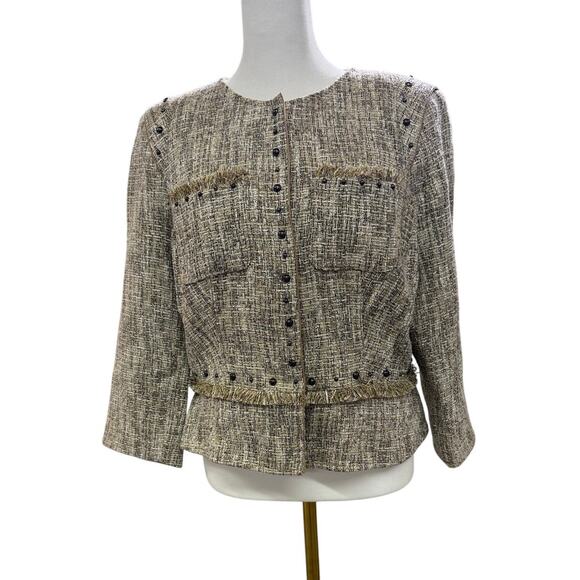 Per Se by Carlisle Tweed Blazer Size 12 - Picture 1 of 6